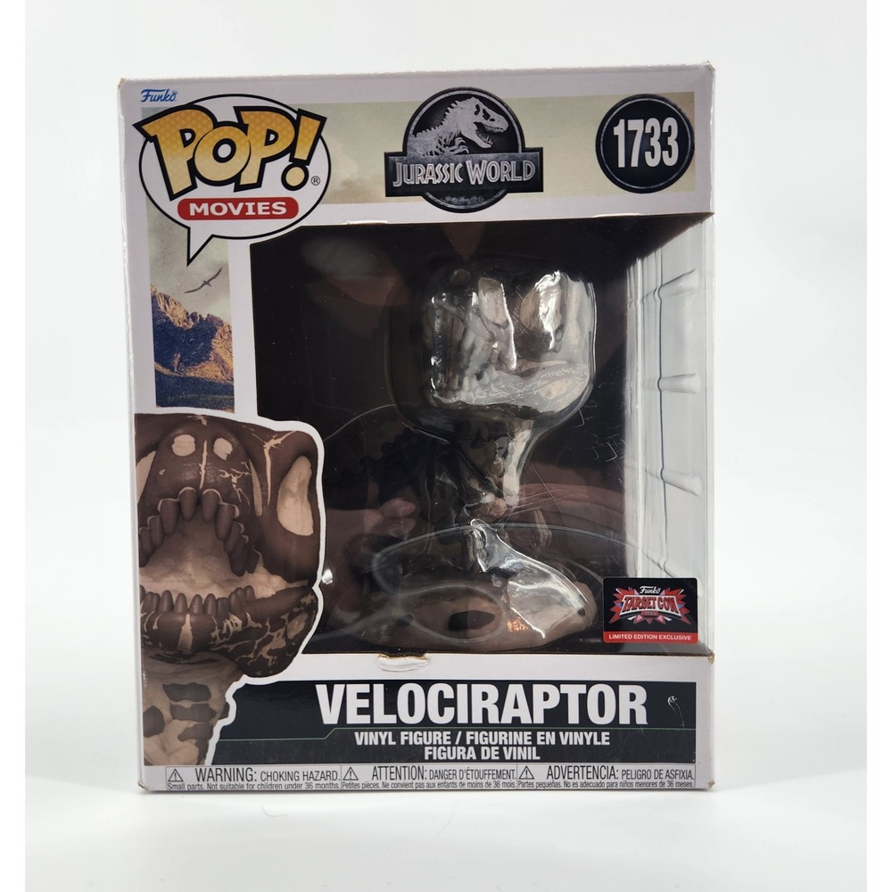 Funko Pop Movies Jurassic World Velociraptor Vinyl Figure‎ 1733 Limited Edition